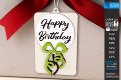 Birthday Gift Cards Laser Cut Bundle|Birthday Greeting Cards Product Image 8