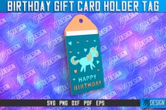 Birthday Gift Card Holder Tags| Happy Birthday 3D Papercut Product Image 8