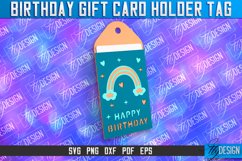 Birthday Gift Card Holder Tag | Gift Card SVG | SVG File Product Image 1