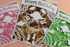 Birthday Giraffe card 