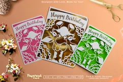 Birthday giraffe cards for kids