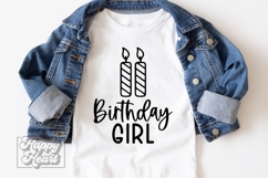 Two Candle SVG - 2nd Birthday Girl PNG - Two Birthday Girl Product Image 4