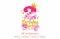 My 2nd Birthday, Birthday Mermaid Svg Product Image 1