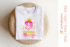 My 9th Birthday, Birthday Mermaid Svg Product Image 2