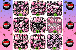 I&#039;m the Birthday Girl Clipart PNG, Happy Birthday Png bundle Product Image 2