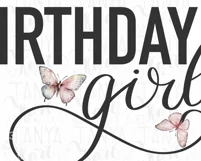 Birthday Girl Png Instant Download Product Image 2