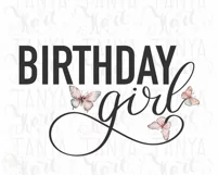 Birthday Girl Png Instant Download Product Image 3