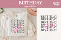 Birthday Girl Shirt Sublimation