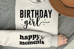 Birthday Girl Sleeve SVG, Motivational SVG Design Product Image 3