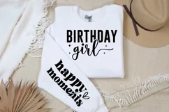 Birthday Girl Sleeve SVG, Motivational SVG Design Product Image 2