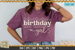 Birthday Girl is a professional design that is perfect for all major cutting machines e.g Cricut, Silhouette, SCAL etc.  The designs are available in printable format as well to be used for sublimation, DTG printing, screen printing etc.