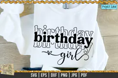 Birthday Girl is a professional design that is perfect for all major cutting machines e.g Cricut, Silhouette, SCAL etc.  The designs are available in printable format as well to be used for sublimation, DTG printing, screen printing etc.