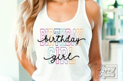 Birthday Girl SVG - Birthday Varsity - Its My Birthday PNG Product Image 3