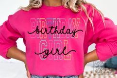 Birthday Girl SVG - Birthday Varsity - Its My Birthday PNG Product Image 4