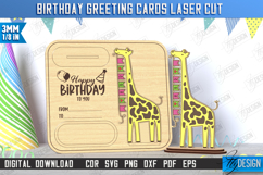 Birthday Greeting Cards Laser Cut Bundle, Pop Up Cards SVG Product Image 4