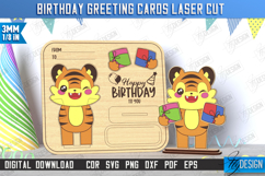 Birthday Greeting Cards Laser Cut Bundle, Pop Up Cards SVG Product Image 5