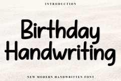 Birthday Handwriting Product Image 1