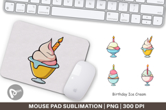 Mouse Pad Party Ice Cream Product Image 1