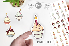 Party Ice Cream Sticker Product Image 1