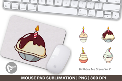Mouse Pad Party Ice Cream Product Image 1