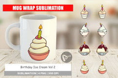 Mug Wrap Party Ice Cream Product Image 1