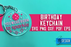 Birthday Keychain SVG Design | Birthday Quotes SVG Design Product Image 1