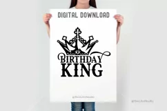 Birthday King SVG | Birthday Boy SVG | Birthday King Shirt Product Image 3