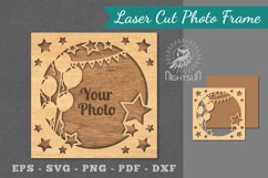 Birthday Laser Cut Photo Frame Product Image 1