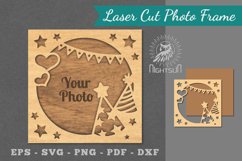 Birthday Laser Cut Photo Frame Product Image 1