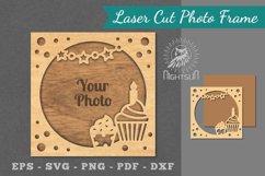 Birthday Laser Cut Photo Frame Product Image 1
