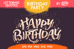Birthday - Lettering Quote Product Image 1