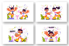 6 Birthday Party Vector Illustration Product Image 2