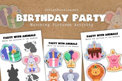 Birthday Party Matching Activity