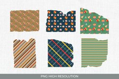 Birthday Pattern Torn Paper - Scrapbooking PNG Product Image 1
