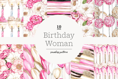 GlamArtZhanna, Birthday papers, Birthday pattern, Birthday background, Peonies paper, Peonies pattern, Peonies paper, Peonies background, peony digital paper, peony pattern, peony background, Celebration paper, Celebrate pattern, Pink Birthday paper