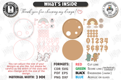 Kids Birthday Plates Laser Cut Bundle|Party Accessories SVG Product Image 4