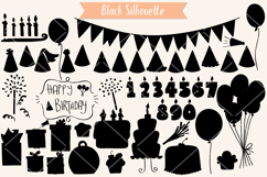Birthday Party | Hand drawn Cakes, Candles, Balloons, Banner Product Image 4