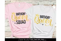 Birthday Queen SVG, Birthday SVG, Birthday girl SVG Product Image 2