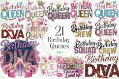 Birthday Quotes Sublimation Clipart Product Image 1