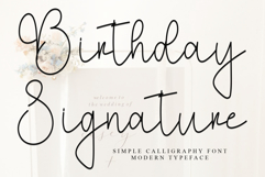 Birthday Signature Product Image 1