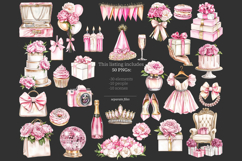 GlamArtZhanna, Birthday woman png, Birthday girl image, Birthday woman image, Birthday clipart, Birthday illustration, Pink Birthday image, Pink Birthday png, Adult Birthday png, Celebration clip art, Celebration clipart, Party clipart, Party Girl PNG, Ce