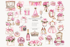 GlamArtZhanna, Birthday woman png, Birthday girl image, Birthday woman image, Birthday clipart, Birthday illustration, Pink Birthday image, Pink Birthday png, Adult Birthday png, Celebration clip art, Celebration clipart, Party clipart, Party Girl PNG, Ce