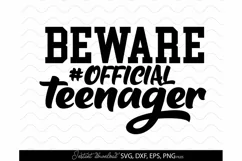 Official Teenager 13th SVG Birthday shirt SVG Happy Cheers Product Image 2
