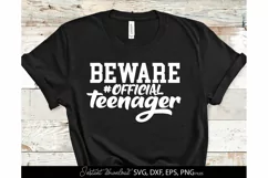 Official Teenager 13th SVG Birthday shirt SVG Happy Cheers Product Image 1