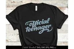Official Teenager 13th SVG Birthday shirt SVG Happy Cheers Product Image 1