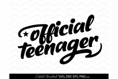 Official Teenager 13th SVG Birthday shirt SVG Happy Cheers Product Image 2