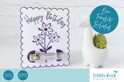Money Holder Card SVG For Birthday Product Image 1