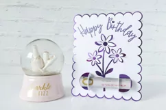 Money Holder Card SVG For Birthday Product Image 3