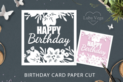 BUNDLE Birthday card svg / birthday card svg template Product Image 2
