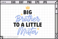 Big Sister SVG | Little Brother SVG - Sibling Shirts Product Image 2